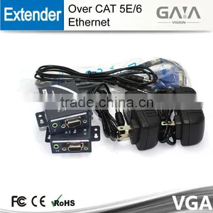 100m VGA Extender With Audio Over CAT 5E/6 Ethernet - Gaia Vision thumbnail-4