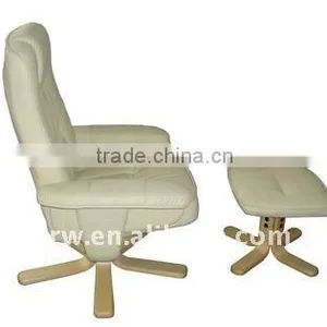 RCH-4232 Hot Sale White Recliner TV Chair With Ottoman thumbnail-1
