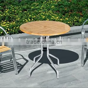Outdoor Wood Table And Chair Set thumbnail-1