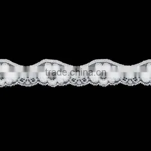 Jacquard Elastic Lace Trimming thumbnail-1