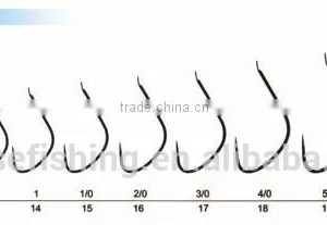 Black Nickel High Carbon Steel PR-616 KOISURE Wholesale Fishing Hook thumbnail-1
