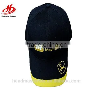 Customl 6 Panel Embroidery Cotton Golf Caps Baseball Hats thumbnail-1