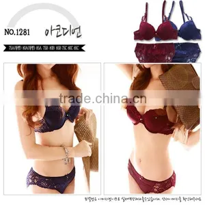 2014 Women Bra and Panty New Design Wholesale Sexy Lingerie thumbnail-1