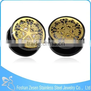 TP011440 Latest Fashion Black Plated Teenage Extender Ears Piercing Jewelry thumbnail-3