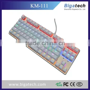 87keys RGB Mechanical Backlight Gaming Keyboard thumbnail-5