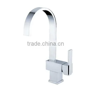 Square Single Lever Hot and Cold Water Faucet/mixer/tap thumbnail-4