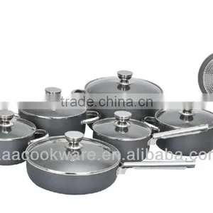 Aluminum Kitchenware With Induction Bottom - Casting/press/draw/hard Anodized thumbnail-1