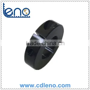 Black Anodized 1/2" ID Aluminum Clamping Shaft Collar thumbnail-2