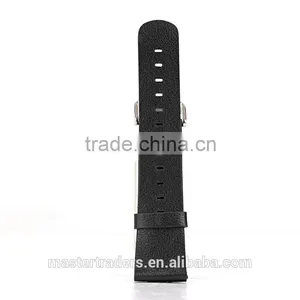 Cheap Black Genuine Leather Litchi Grain Watch Band Wrist Strap Bracelet For 38MM Apple Watch MT-3589 thumbnail-5