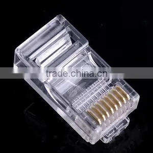 8P8C 8P8CR RJ45 RJ-45 CAT5 Modular Plug Network Connector for Cat5 Cat5e Cat6 Cable thumbnail-3