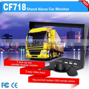 7 Inch Car Lcd Monitor With 12v dc Input for Bus and Truck thumbnail-1