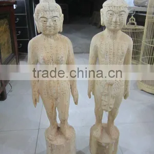 Antique Wood Acupuncture Status thumbnail-1