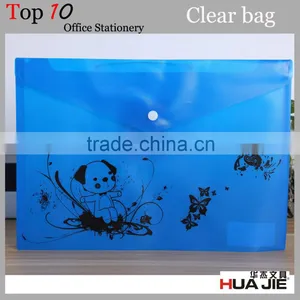 Transparent Coloured A4 pp School Supply Student Document Wallet thumbnail-5