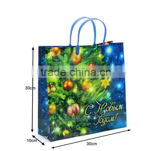 Factory Directly Gift Bag Christmas Gift PE Bag for Gift Supplier's Choice thumbnail-2