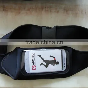 Wholesale Custom Sport Cellphone Waistbag With Pvc Window /sport Gym Waistbag for Cellphone/ Mobile Phone Waistbag thumbnail-1