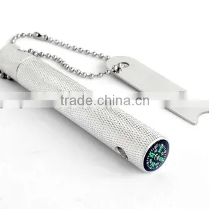 Firesteel Ferro Rod Magnesium Flint Fire Starter With Metal Case and Compass thumbnail-1