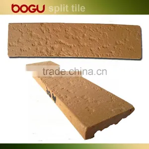 Beige Clinker Wall Cladding Ceramic Thin Brick Handmade thumbnail-1
