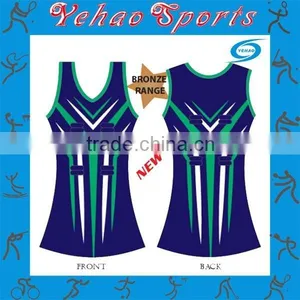 Multicolor Netball Dress Design Wholesale Cheap Price thumbnail-1