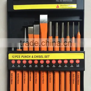 Professional 12pcs Punch and Chisel Set Factory Selling HS Code 82075548 82071300 thumbnail-1