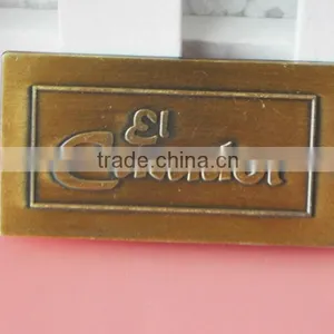 Embossed Antique Metal Plate With 3M Adhesive thumbnail-1