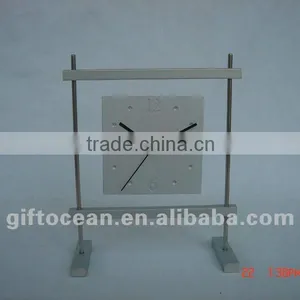 Aluminum Art Metal Desk Clock,metal Crafts Table Clock thumbnail-1