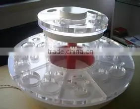 2015 Simple Design Clear Wholesale Acrylic Shop Shelf Display Cosmetic With Experienced Factory Made thumbnail-1