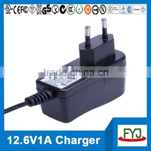 Battery Charger 12.6v 1a for 3S Lithium Rechargeable Battery Pack YJP-126100 thumbnail-2