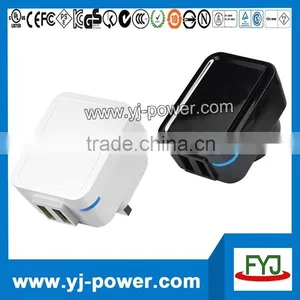 Portable Usb Charger 5V 2.1A With eu Plug us Plug uk Plug thumbnail-1
