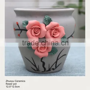 Handmade Craft Ceramic Flower Pot thumbnail-1