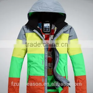 Colorful Mountain Jacket Wear Sport Ski Jacket Breathable Waterproof thumbnail-1