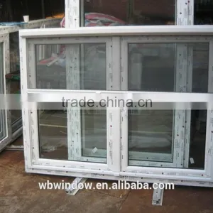 Popular Screen Windows,PVC Window With Insect Screen thumbnail-1