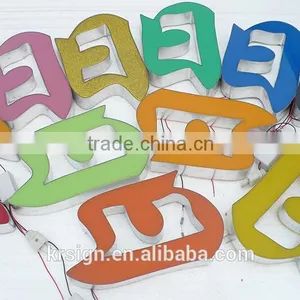 Epoxy Acrylic Led Light Word Samples / Epoxy Luminous Channel Letters / Unsaturated Word Luminous Resin Sample thumbnail-2