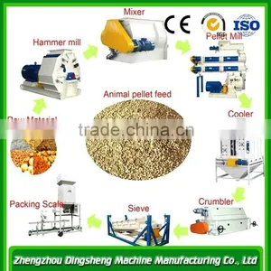 2015 High Quality Poultry Hops Feed Pellet Mill, Animal Feed Pellet Making Machine thumbnail-1