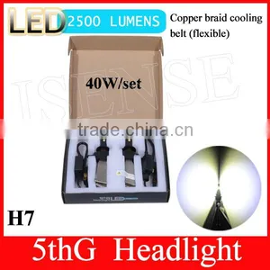 5000lumen 20w Fanless H13 Led Car Headlight Bulbs for MAZDA 2 thumbnail-1