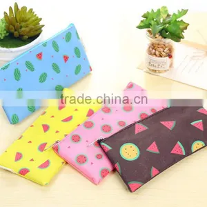 Professional Fruit Watermelon Print Zipper Pencil Bag China Supplier thumbnail-5