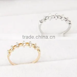 Korean Fashion Sweet OL Personality Ring With Pure and Fresh Flowers thumbnail-3