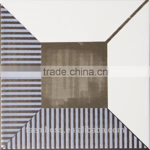 20x20cm Porcelain Rustic Bathroom Tile Design Metal Glazed Decorative Kitchen Wall Floor Tile thumbnail-1
