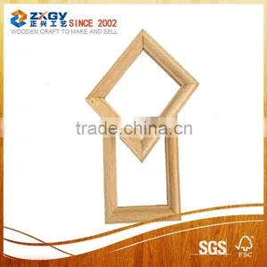 Siliver Classical Rectang Wooden Swept Frame For Decoration thumbnail-1