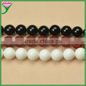 Wholesale 16mm Loose Natural White Tridacna Clams Stone Round Shell Beads thumbnail-3