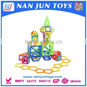Toys Plastic Magnetic Building Blocks Magnetic Building Shapes for Kids thumbnail-5
