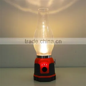 Rechargeable and Dimmable LED Kerosene Lamp With USB Cable thumbnail-2