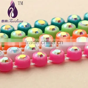 Rhinestone Triming Single Row ab Crystal thumbnail-4