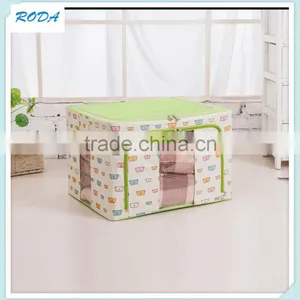 New China Goods Wholesale Foldable Cloth Large Oxford Fabric Christmas Gift Zipper Storage Box thumbnail-1