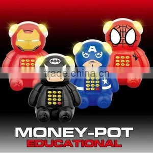 Newest Kids Plastic Wholesale Piggy Banks With Light and Music thumbnail-1