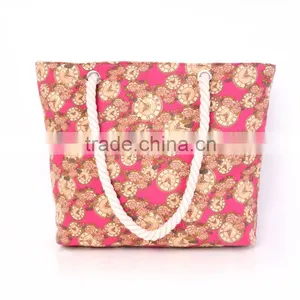 New Design Wholesale Canvas Beach Bag 2016 Tote Bag thumbnail-2