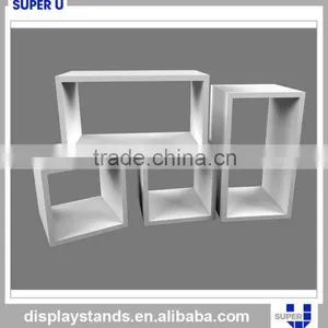 Mdf Shelving Window Display Cube as Decor Fixtures thumbnail-1