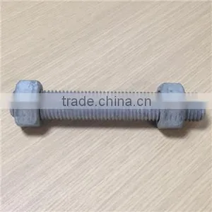 Stud Bolts With Hex Nut Hot Dip Galvanised thumbnail-2