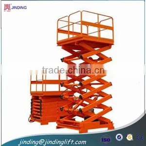 Working at Heights Retractable Platform With Hydraulic Scissors Lifting System thumbnail-5