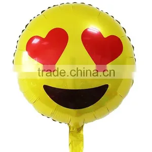 2016 Whosale Inflatable Advertising Printed Emoji Foil Balloon For Party thumbnail-5