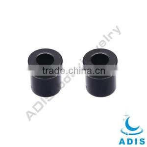 Black Agate Stone Eyelets Piercing Plug thumbnail-1